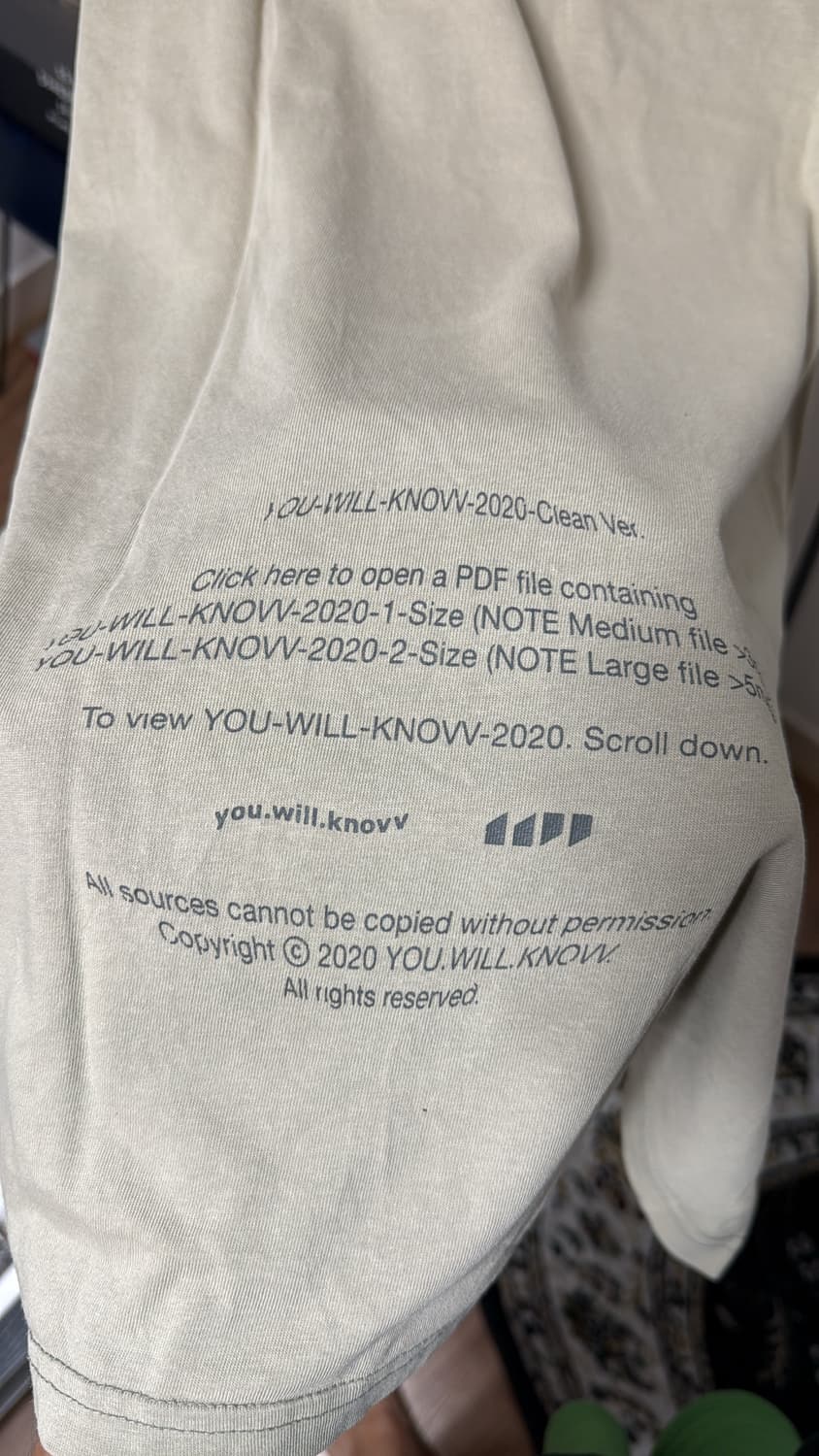 You will knovv 반팔 굿즈 상품이미지3