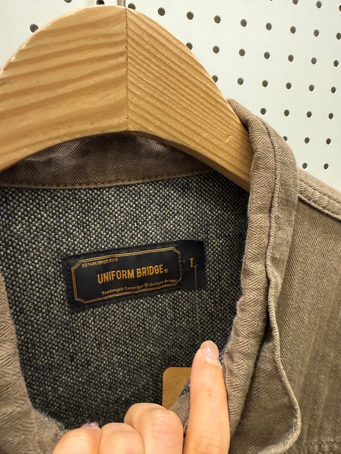 유니폼브릿지 브라운 워크 자켓 U1031 상품이미지5