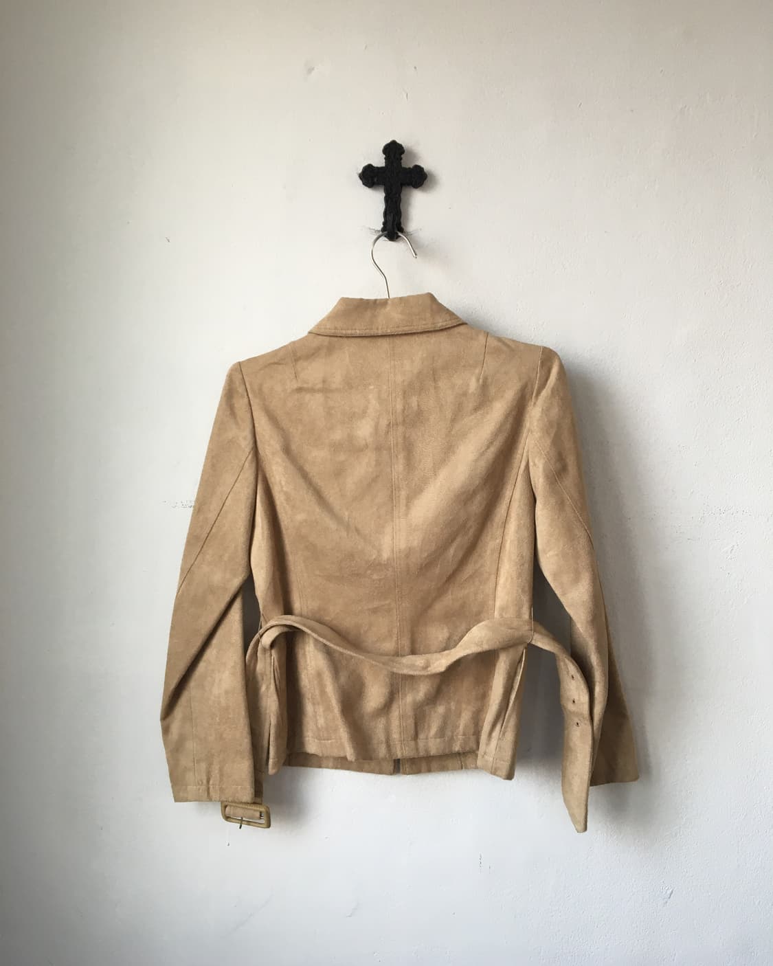 Belted suede shirt jackt 상품이미지4
