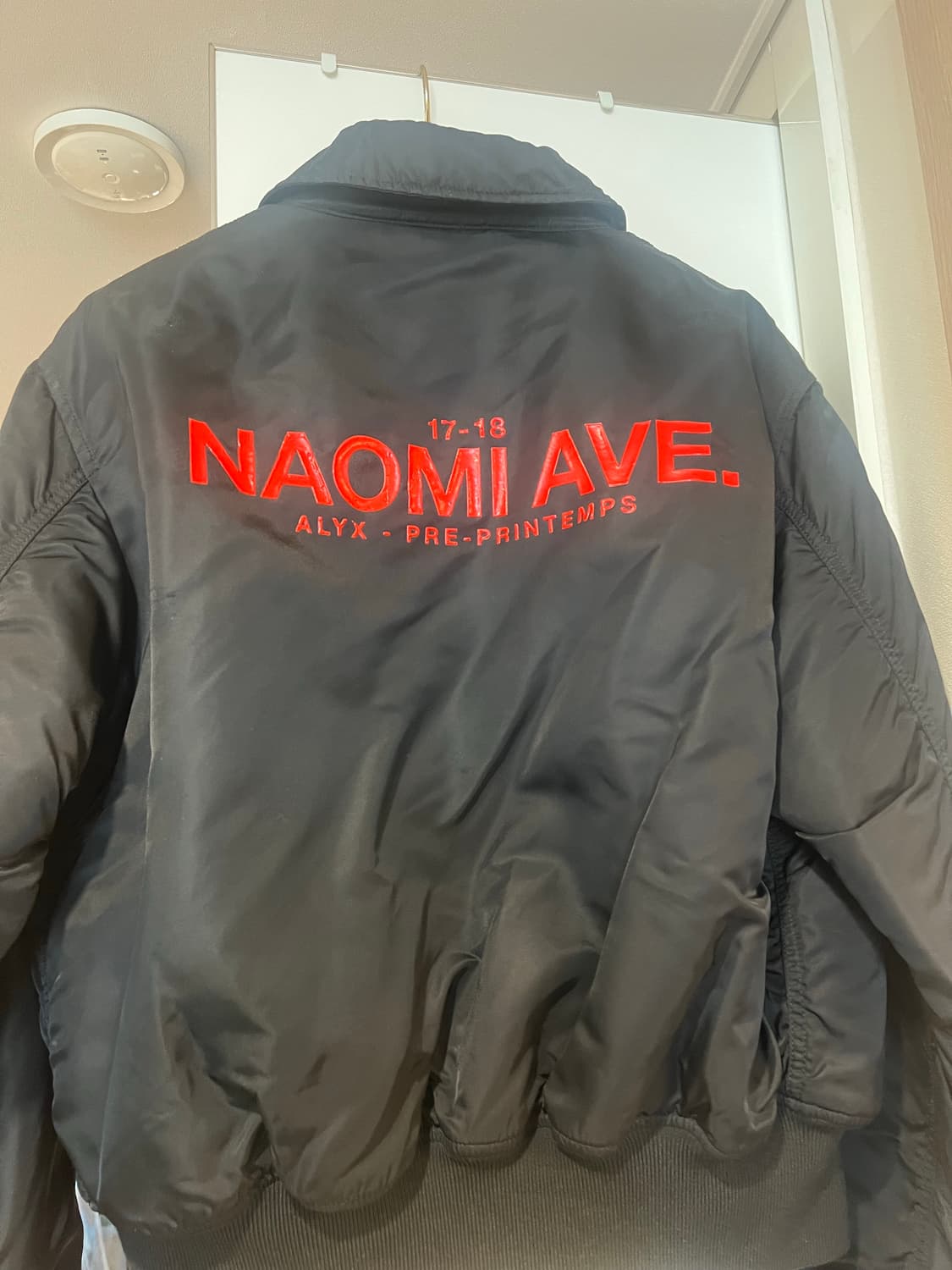 알파인더스트리 MA-1 ALYX 콜라보 블랙 L 상품이미지9