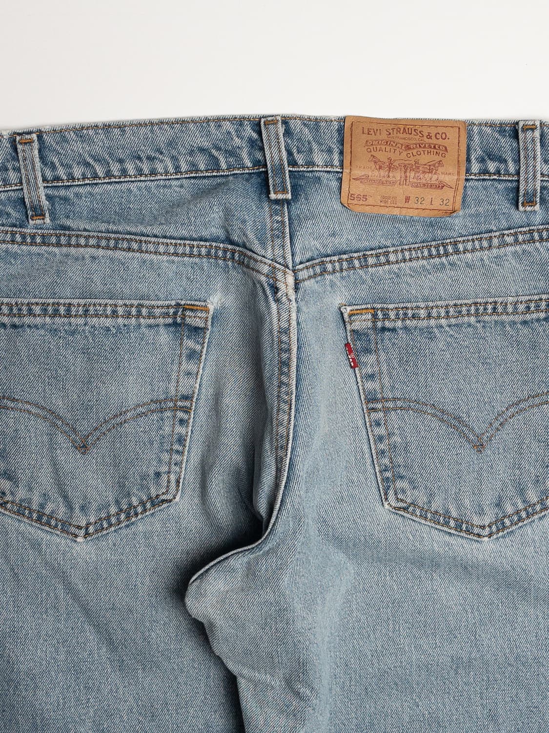 90's 미제 리바이스 565 루즈 핏 와이드 레그 32x32 상품이미지8