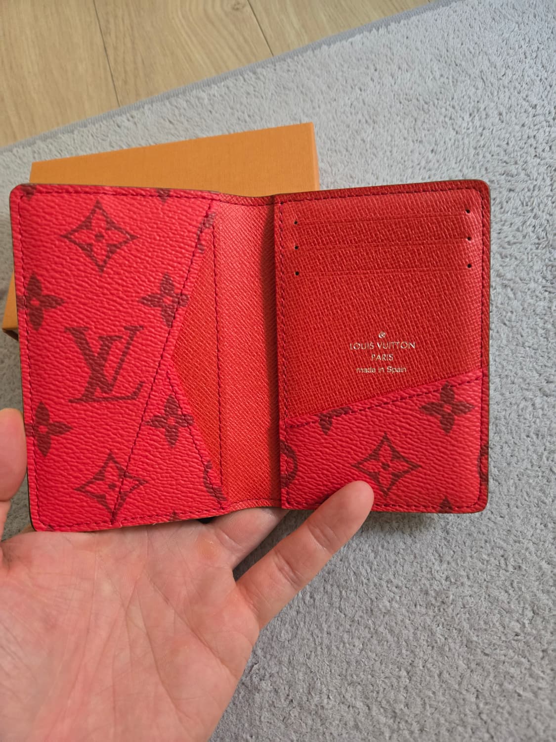 루이비통 포켓 오거나이저 버밀리언레드 상품이미지2