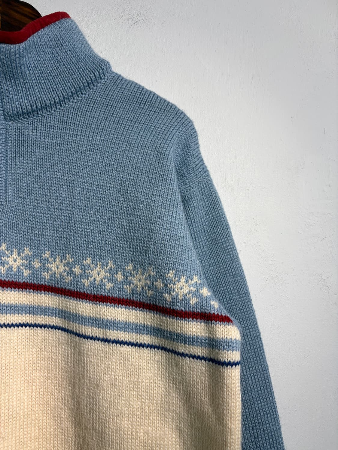 [L] Dale of norway 데일오브노르웨이 반집업 니트 울100% 상품이미지4