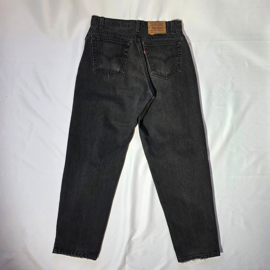[W34L30]90s USA 리바이스 560 루즈테이퍼드핏 블랙 데님팬츠 상품이미지6