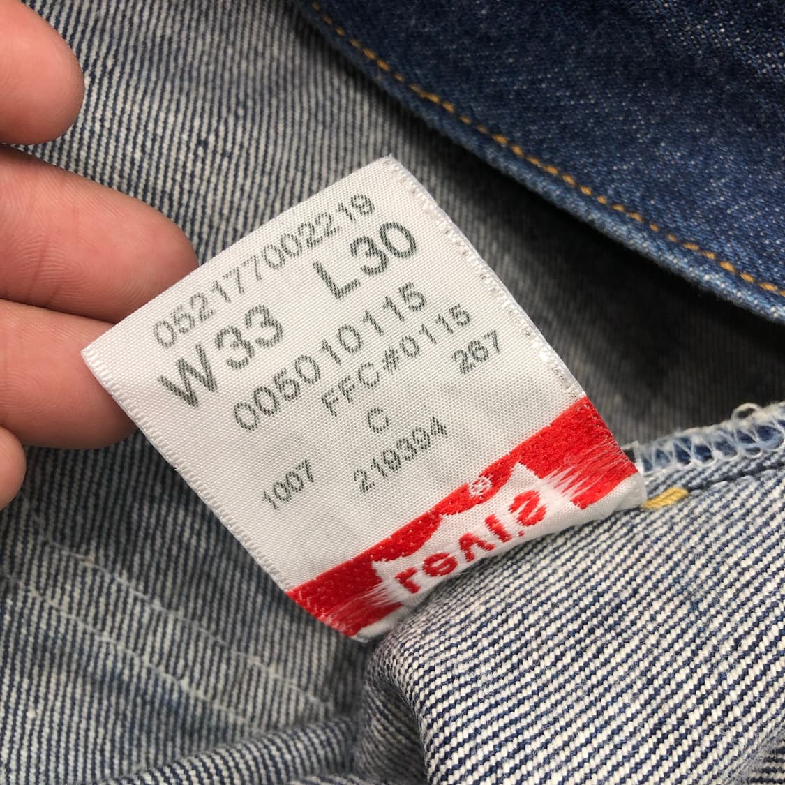 리바이스 501 00s 데님 팬츠 상품이미지9