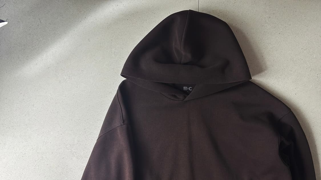 유니클로 브라운 후드티 상품이미지2