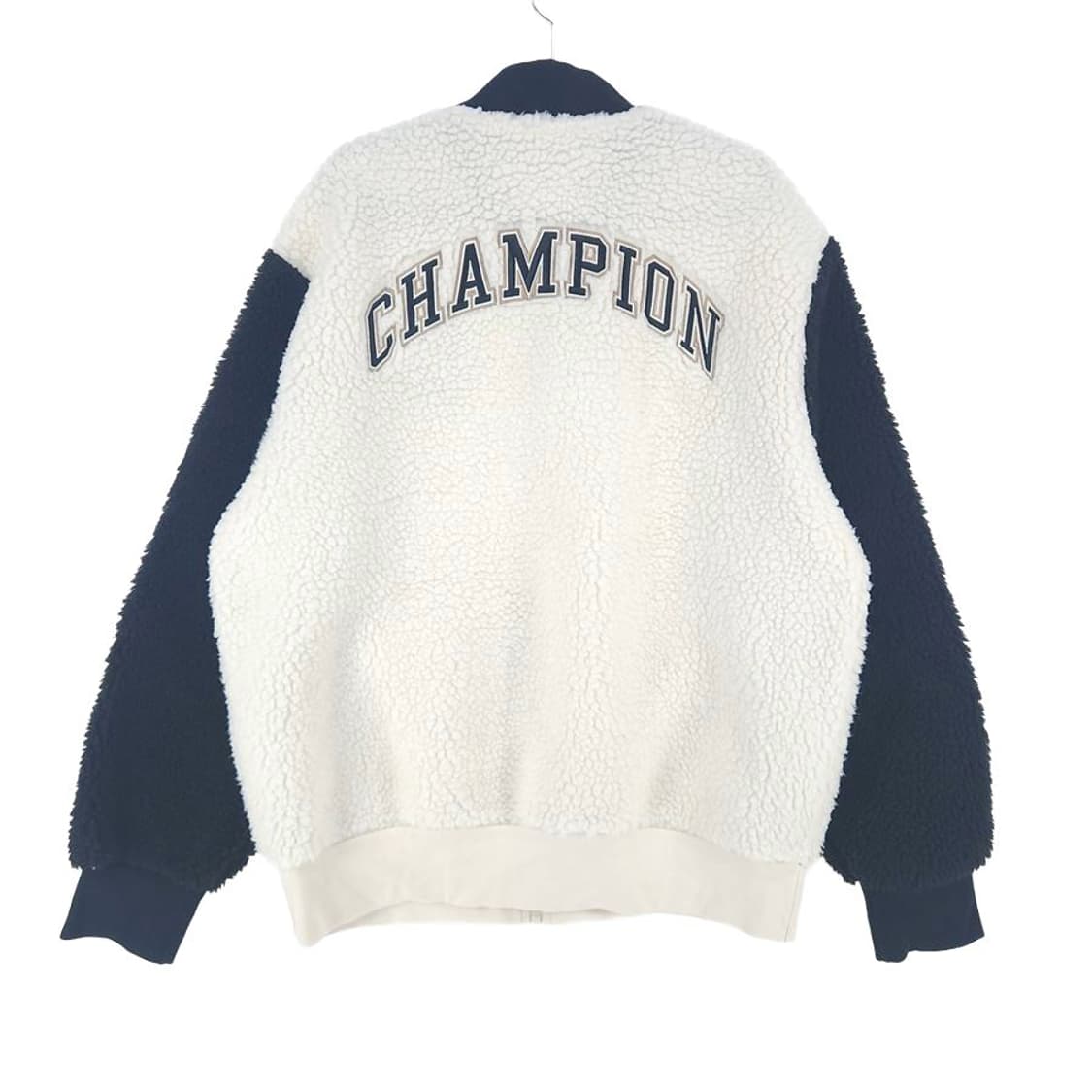 [남L]챔피온 화이트블랙 플리스 자켓[Y61-015] 상품이미지7