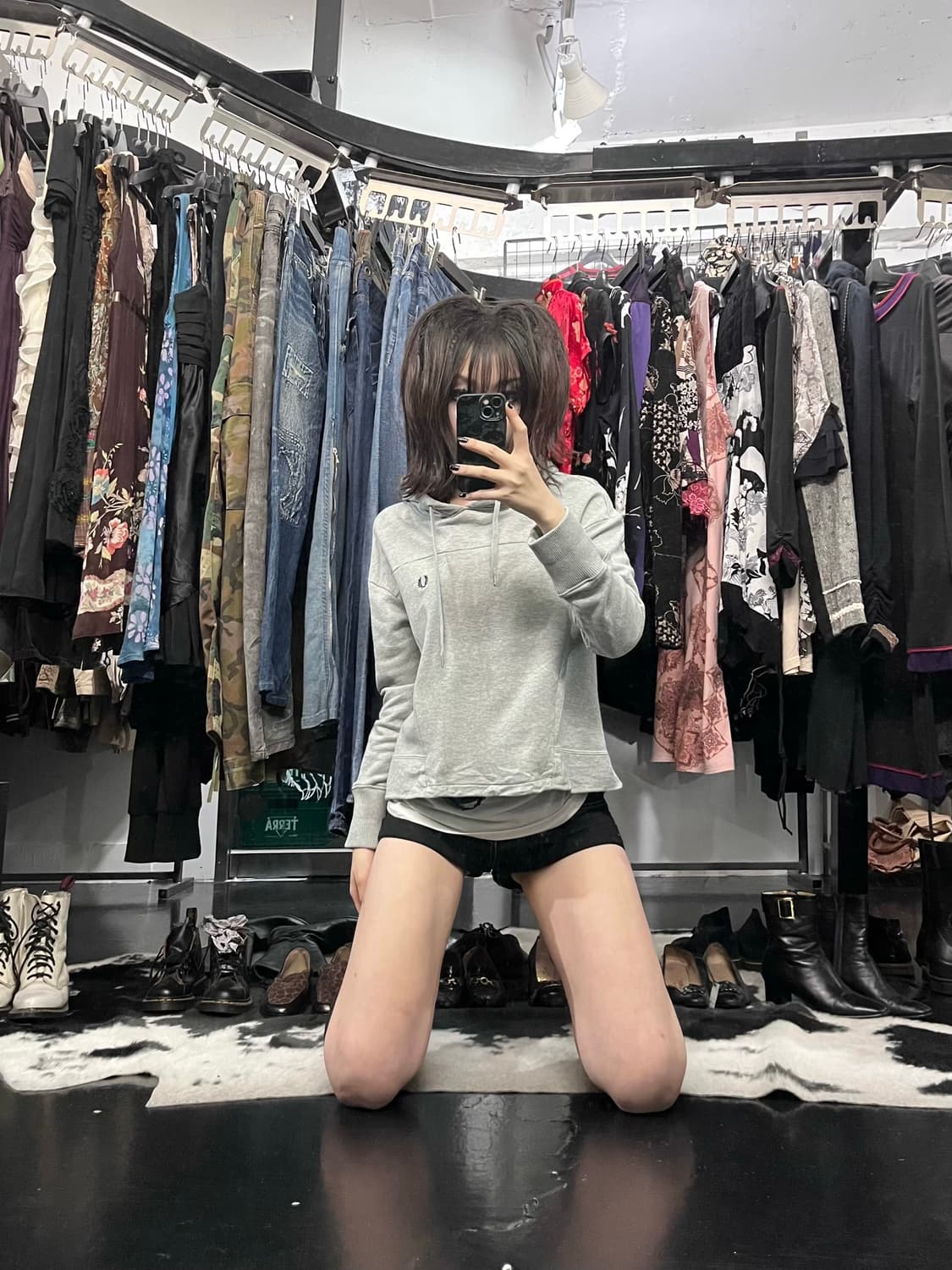 프레드 페리 후드티 상품이미지1