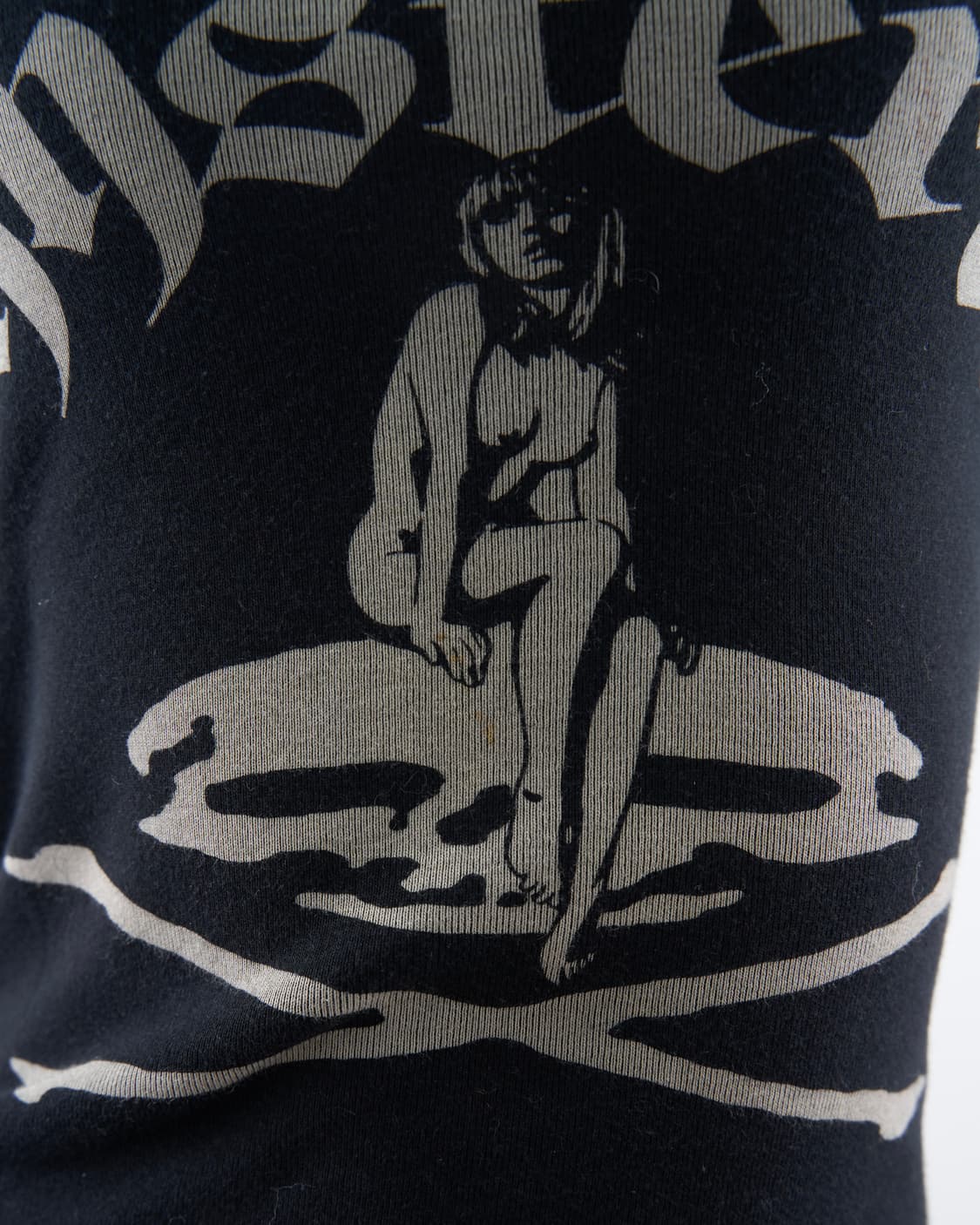 Hysteric Glamour 블랙 스컬 숏 슬립 상품이미지6