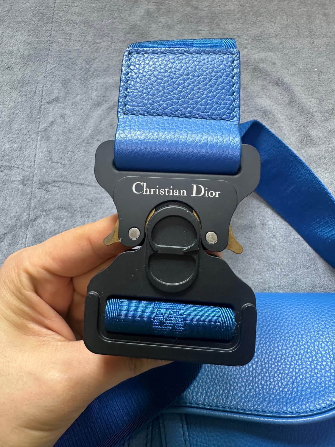 디올 새들백 블루 상품이미지2