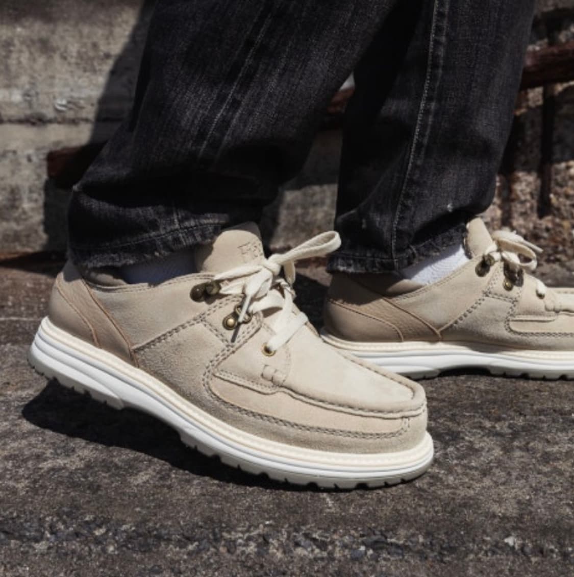 클락스 로니 피그 에잇 스트리트 선덜랜드 베이지 아이보리 구동화 275 상품이미지3