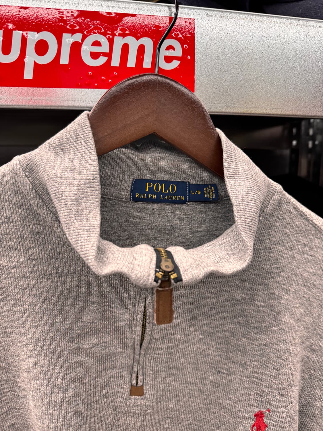 폴로 코튼 반집업  상품이미지2