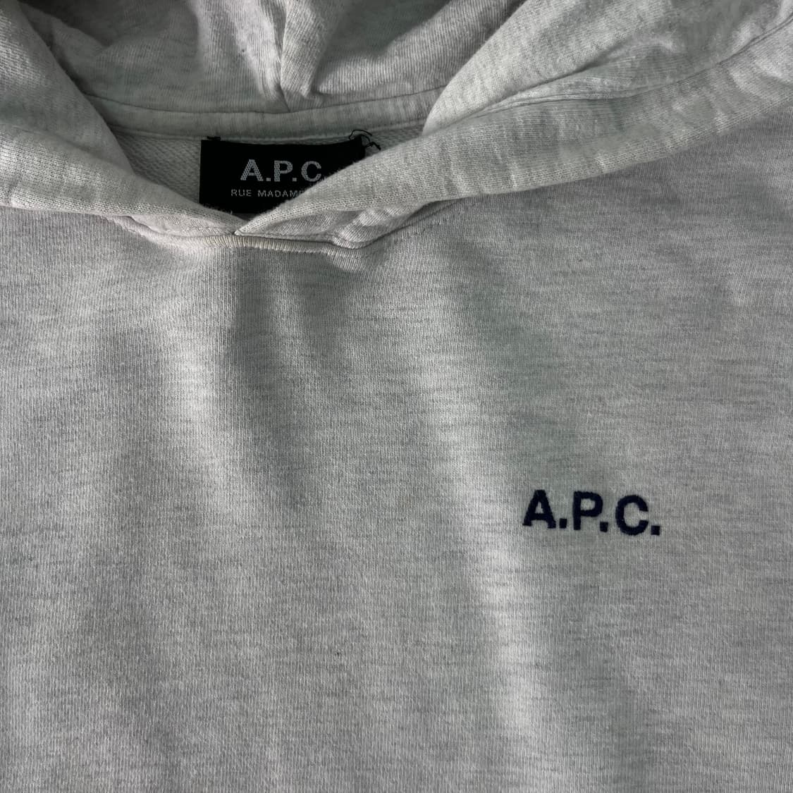 W 95 APC 아페쎄 스몰로고 후드티 상품이미지2