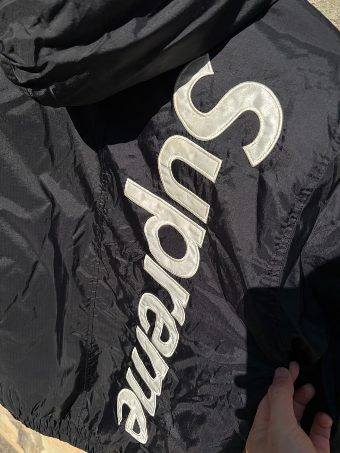 15fw 슈프림 투톤 사이드라인 패딩 자켓 상품이미지5