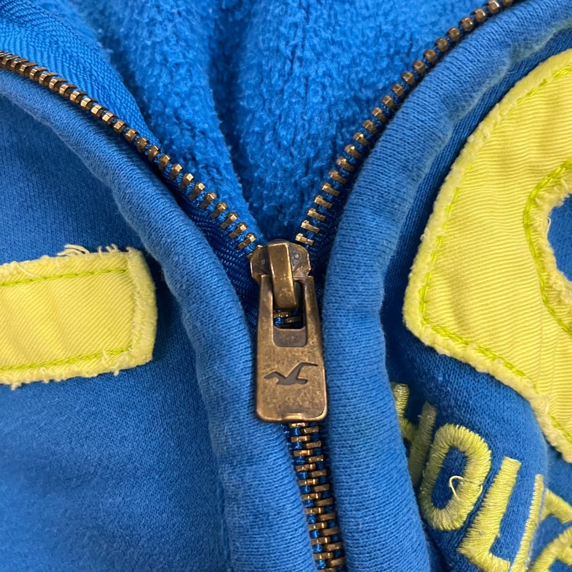 홀리스터 블루 연두 후드집업  상품이미지7