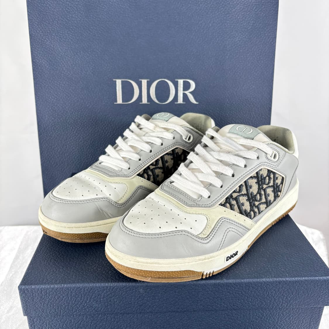 (풀박스,42)디올 B27 오블리크 로우탑 스니커즈 상품이미지3