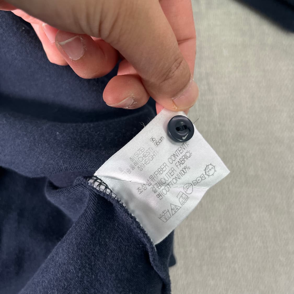 100 나이키 00s 코튼 카라넥 롱슬리트 티셔츠 상품이미지4