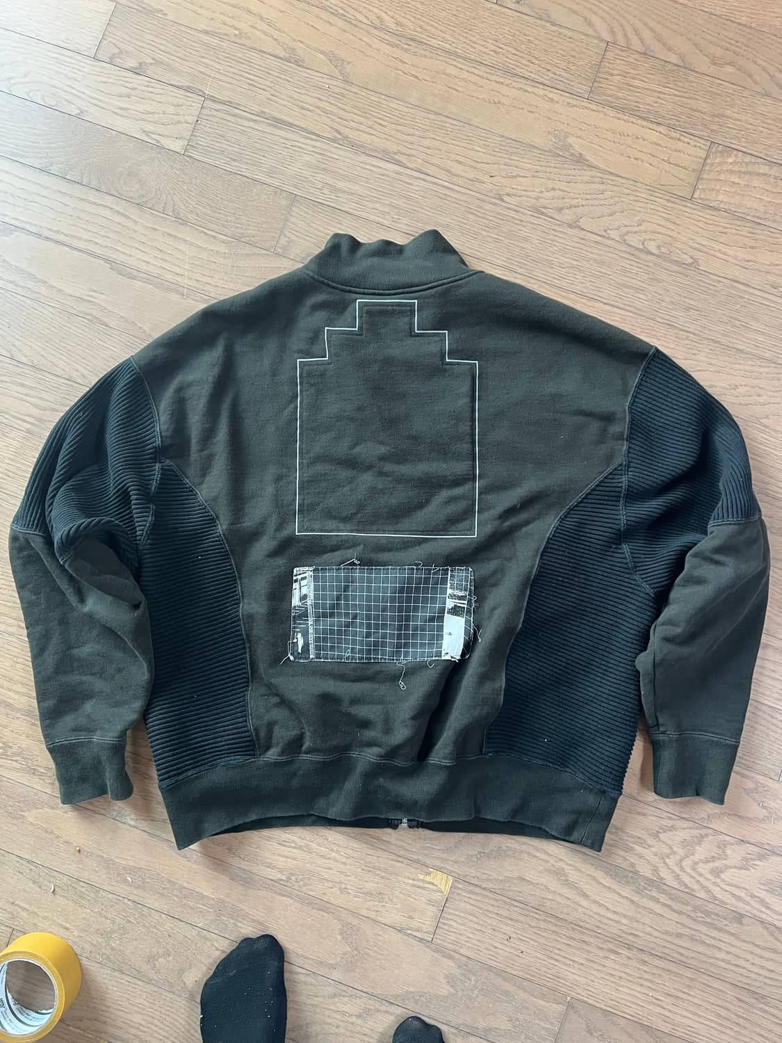 CAVEMPT WIDE RIB CUT ZIP SWEAT 상품이미지4