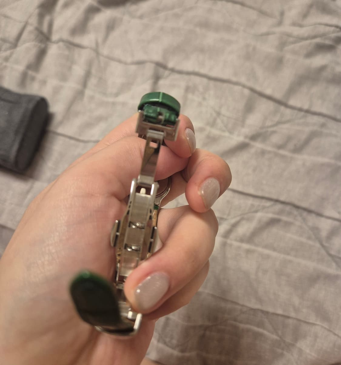 오메가 드빌 녹판 18K콤비 여성용 시계 (점검완료!! 희귀!!) 상품이미지5