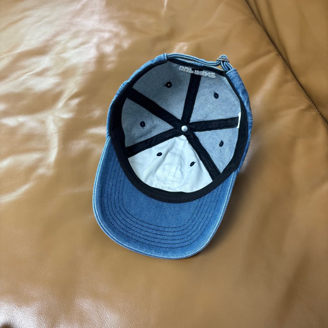 Supreme 슈프림 워시드 데님 S로고 6패널 볼캡 모자 (Denim) 상품이미지6