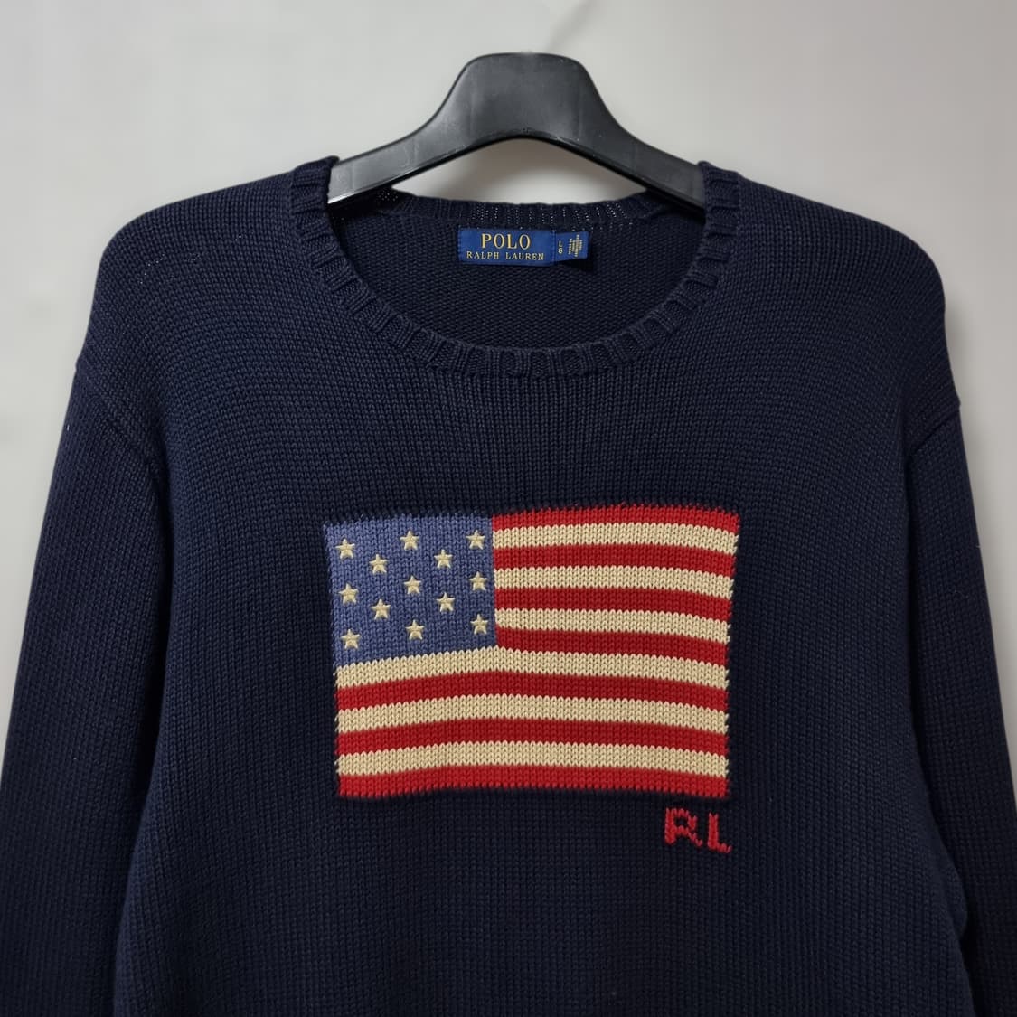 폴로 랄프로렌 성조기 니트 100 상품이미지3