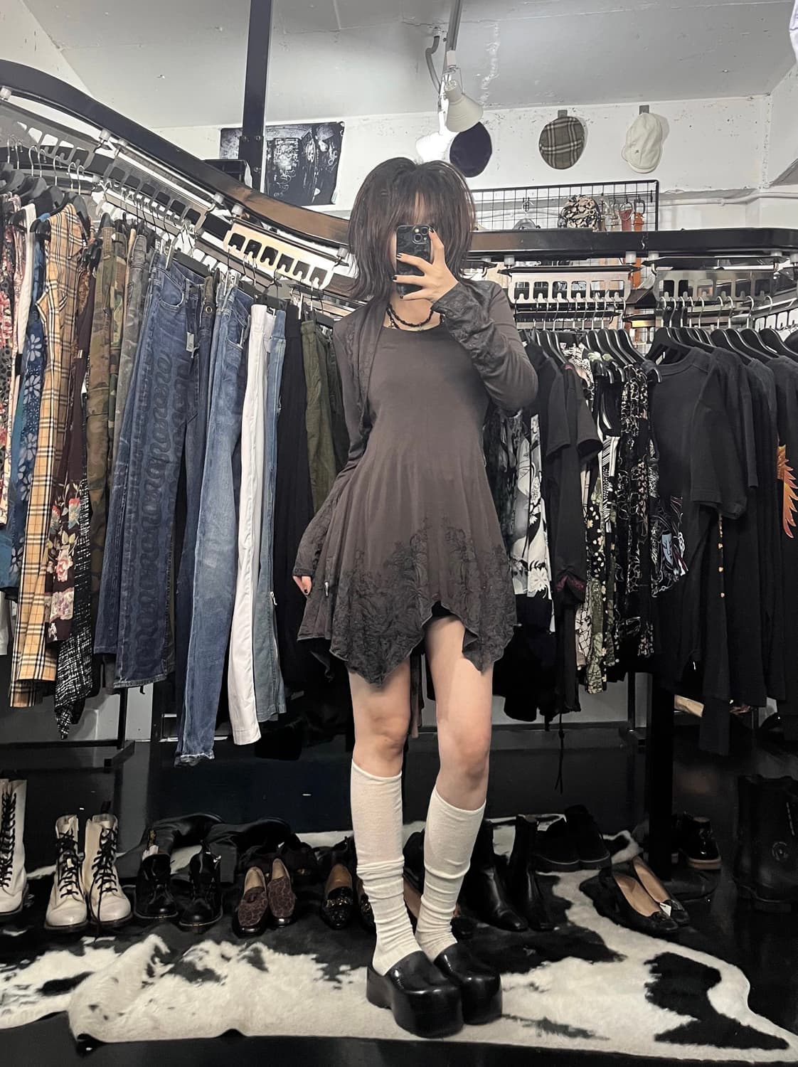 오즈 크로스 원피스 볼레로 set 상품이미지1