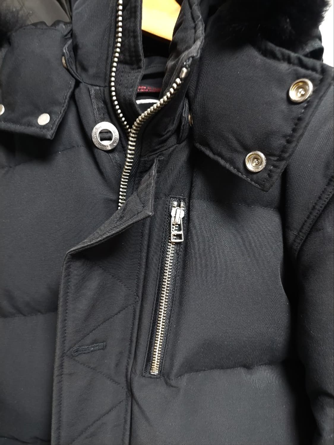 무스너클 쓰리쿼터 블랙 상태최상 패딩 m 상품이미지8