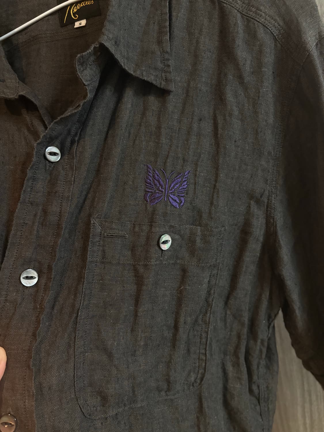 니들스 needles 리넨 셔츠 상품이미지1