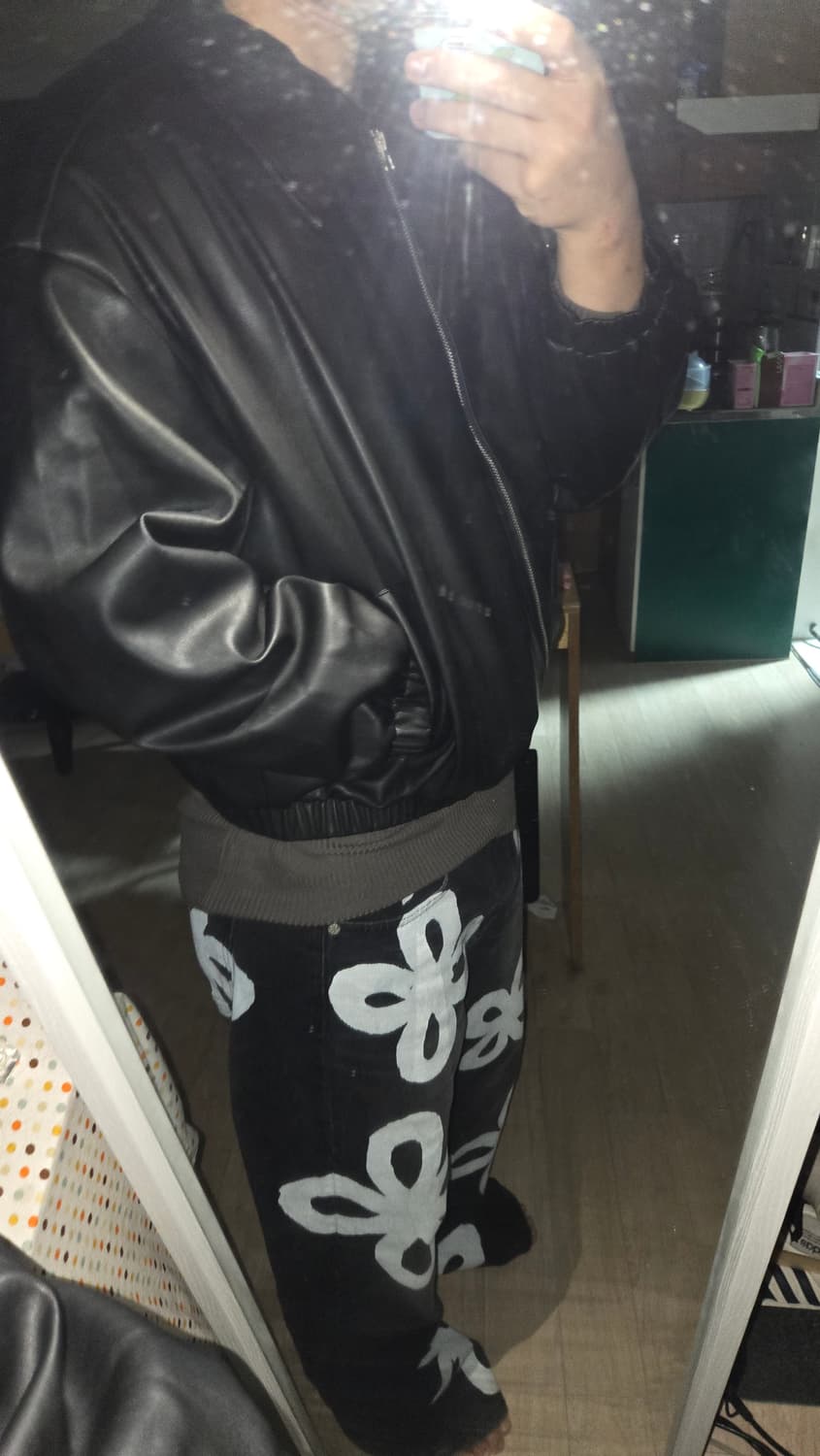 페이크 가죽 자켓 상품이미지1