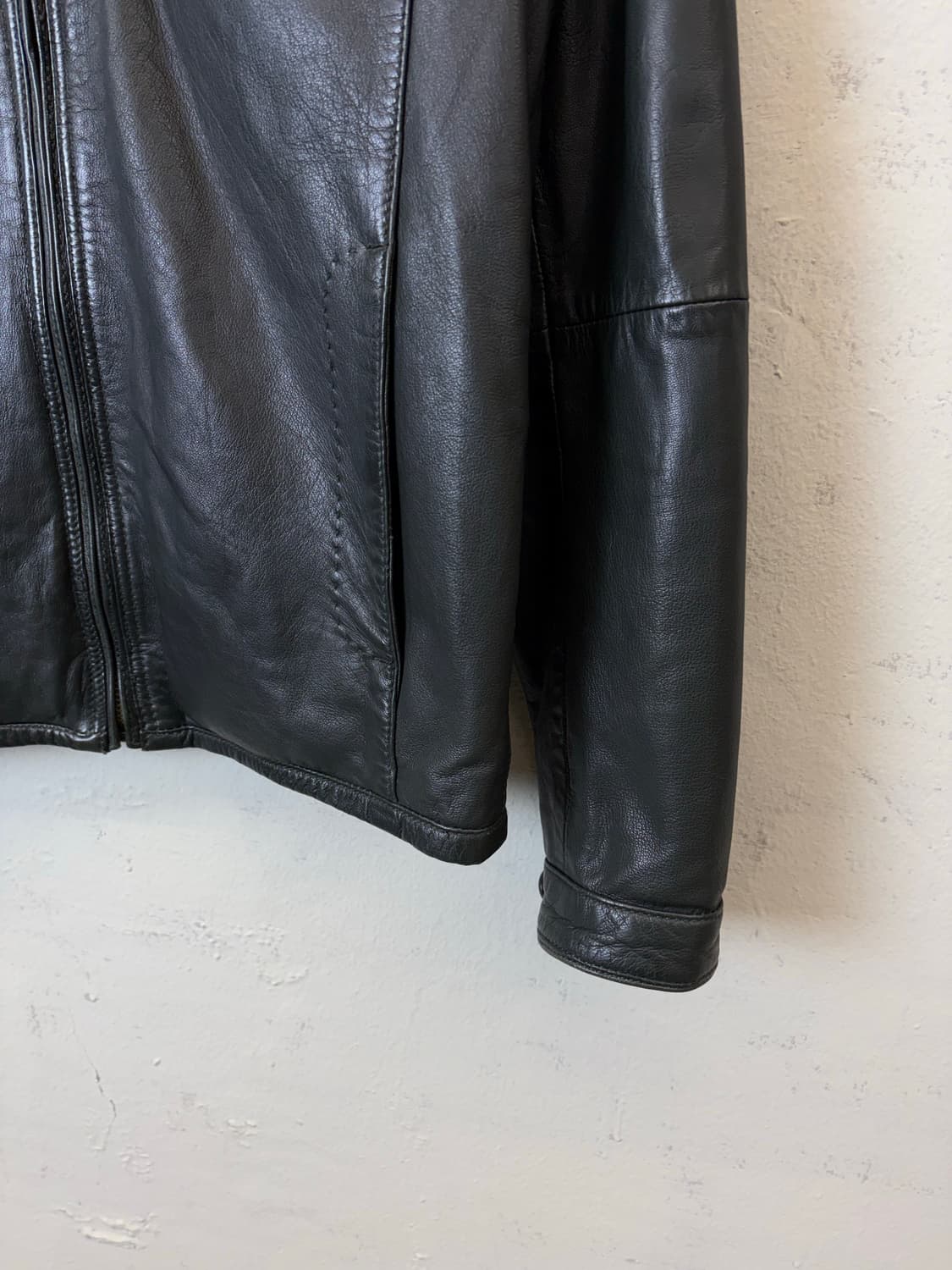 마시모두띠 양가죽 자켓 다크 그린 상품이미지5