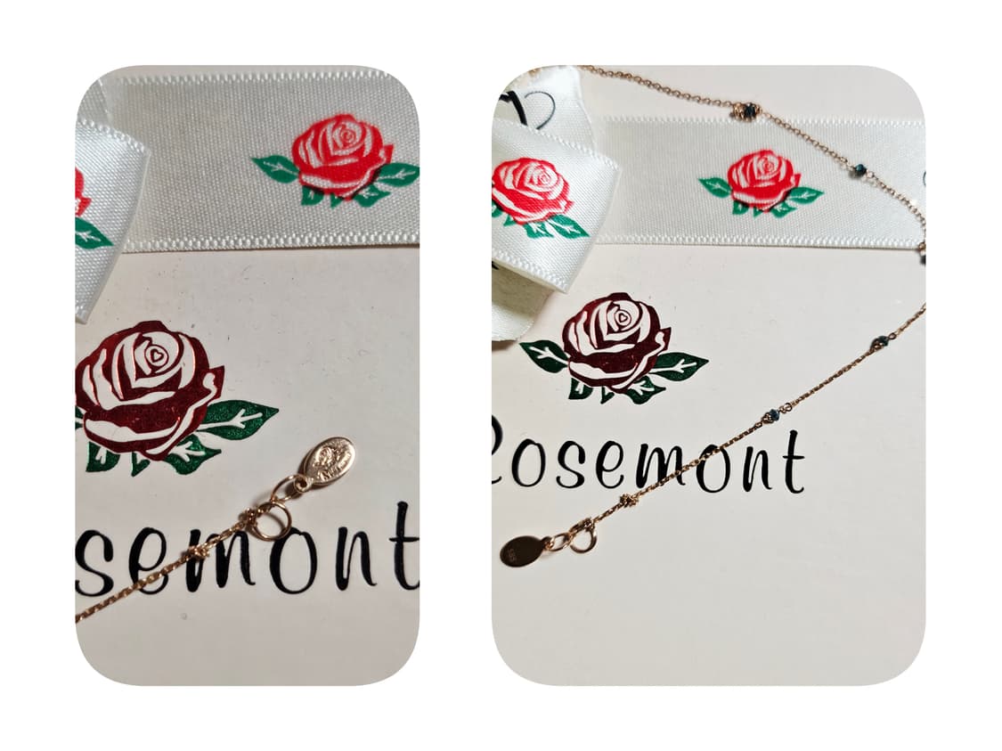 로즈몽 정품 14K 로즈골드 런던블루 토파즈 팔찌 | 풀구성 | 택포 상품이미지9