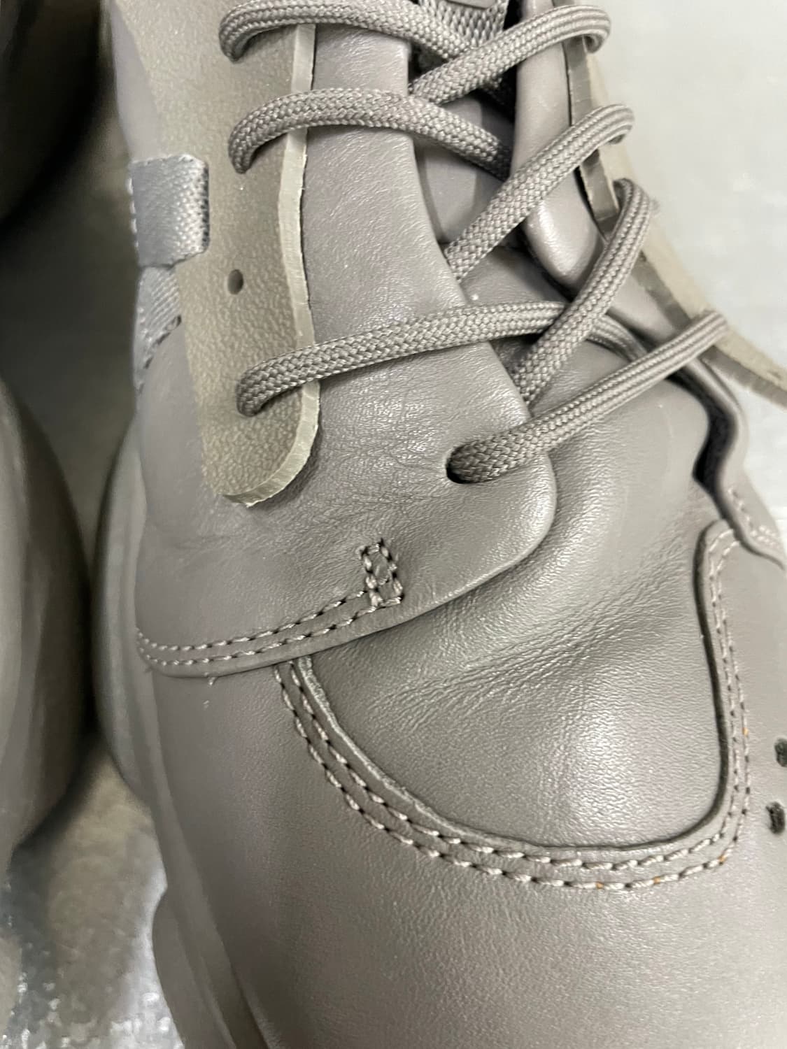 캠퍼 카스트 레더 스니커즈 그레이 42 상품이미지7