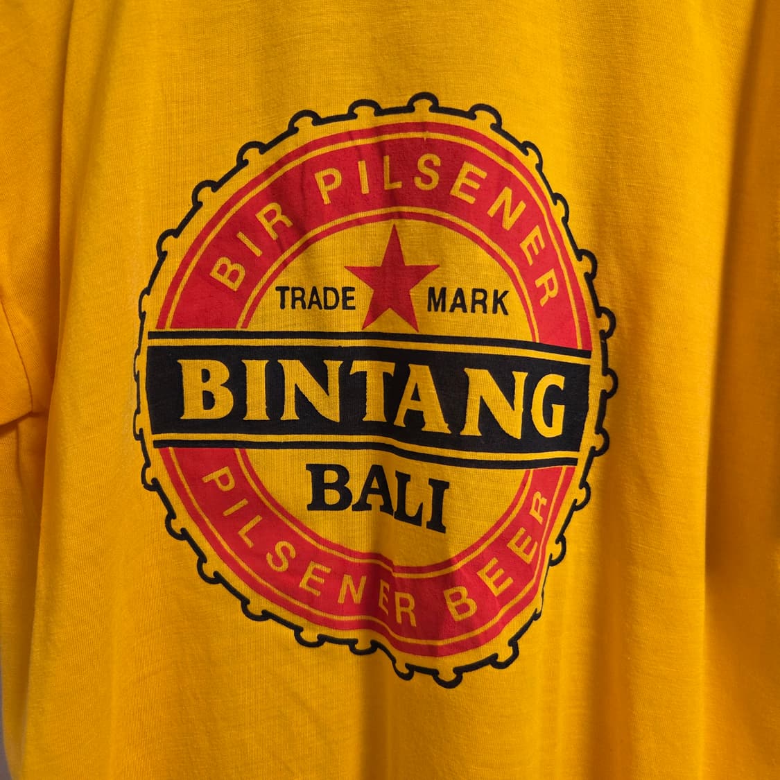 Bintang Beer 빈티지 반팔 티셔츠 M-L(95-100) 상품이미지5