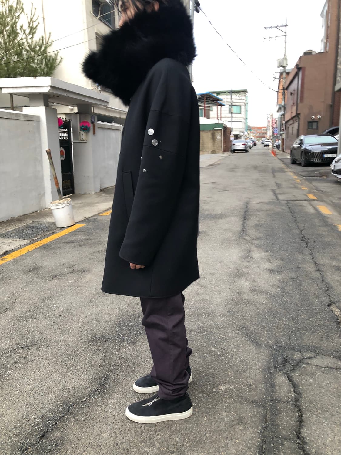 디에메 사선 riri 스웨이드 하이탑 상품이미지3