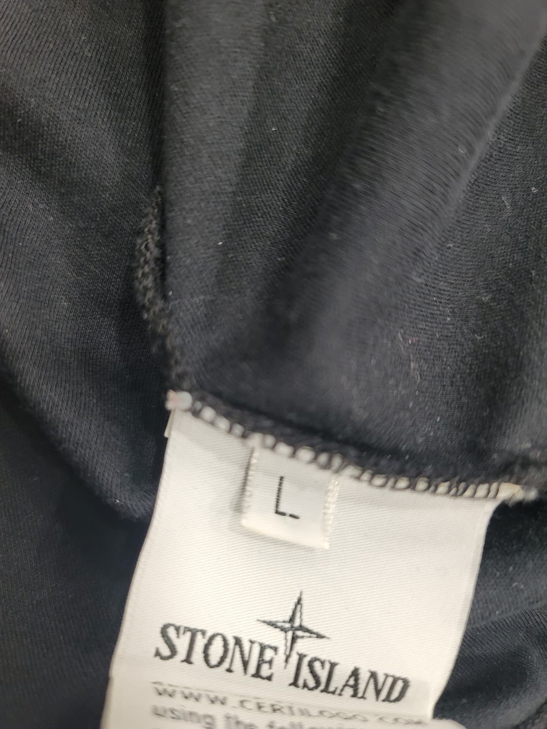 스톤아일랜드 블랙 긴팔 티셔츠 상품이미지4