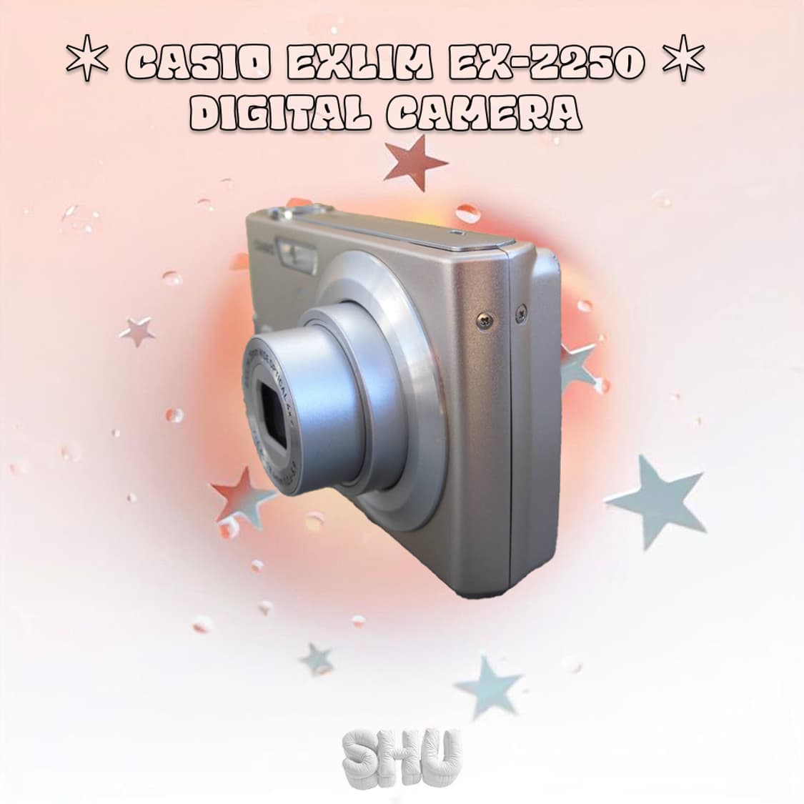 카시오 엑슬림 EX-Z250 빈티지 레트로 디카 디지털카메라 골드 상품이미지6