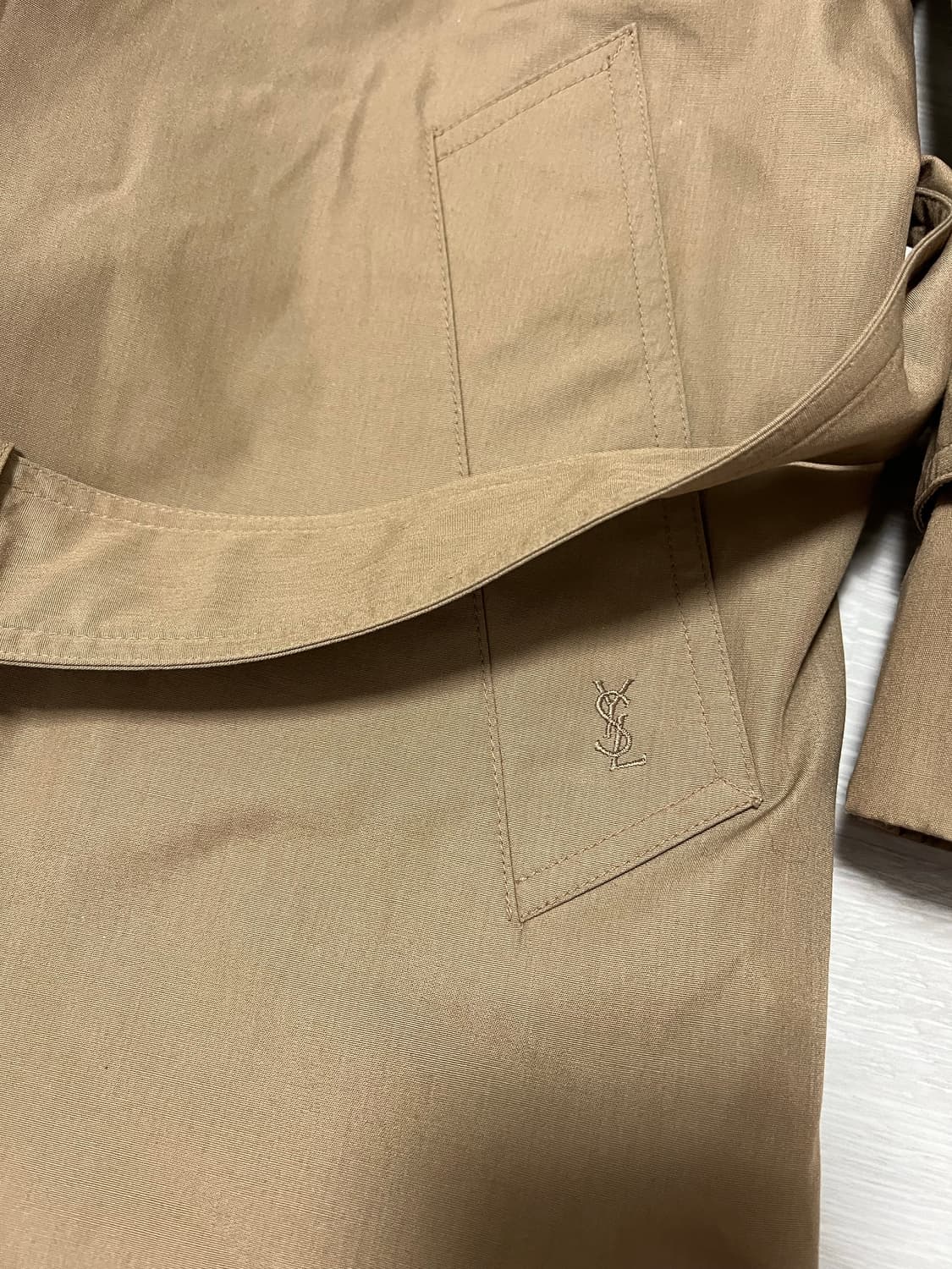 입생로랑 빈티지 간절기코트 95-100정도 상품이미지4