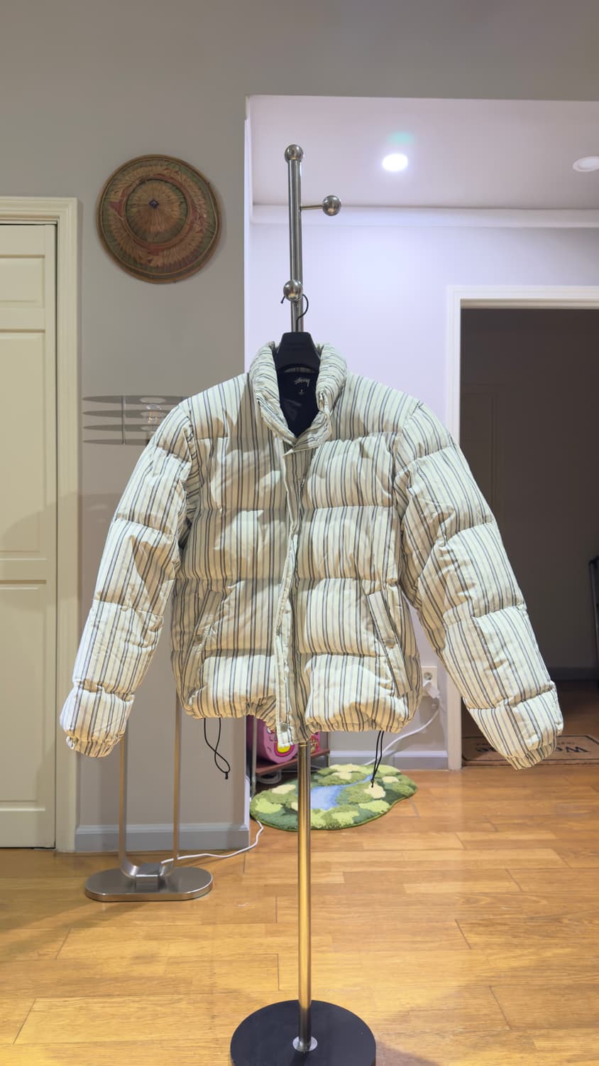 스투시 Stussy Stripe Down Puffer Jacket 상품이미지1