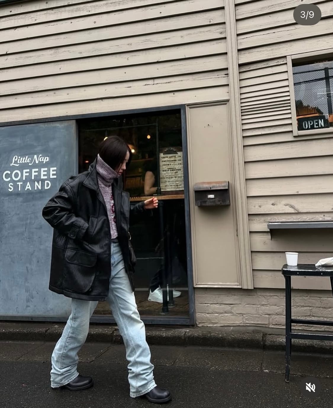 더베를린 레더 퍼 하프 코트 상품이미지7