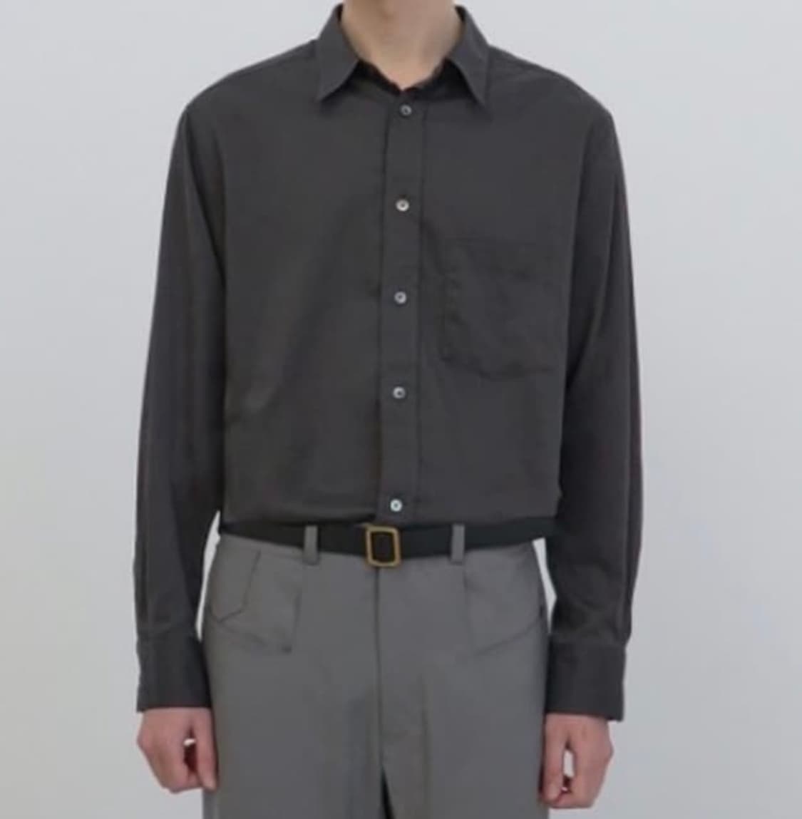 aieul cop shirts charcol 46 size 상품이미지1