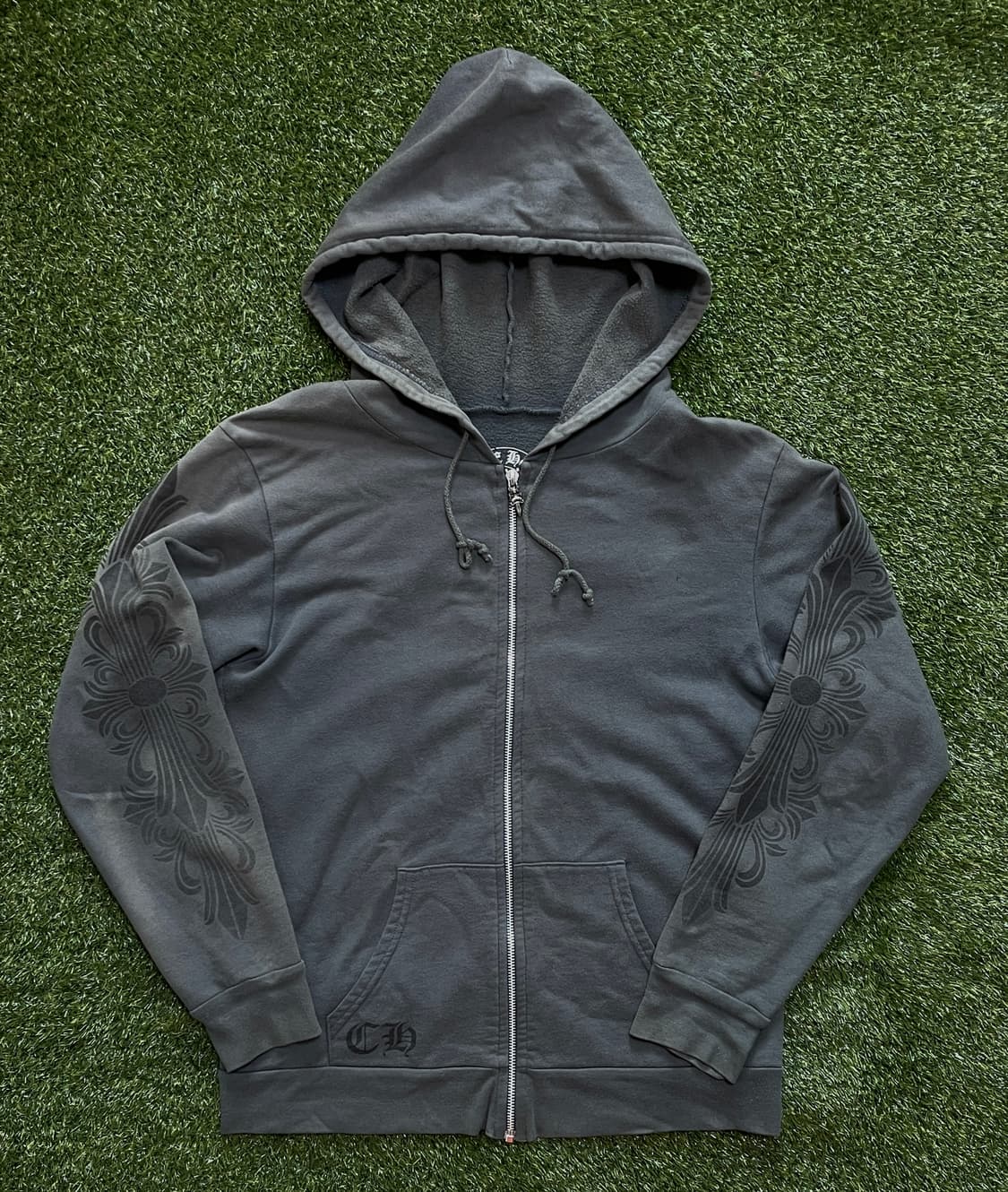 90s 올드 크롬하츠 집업 후드 상품이미지1