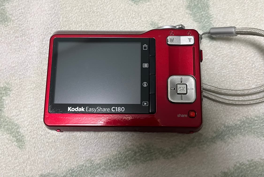 코닥 c180 레드애플색상 빈티지 카메라 디카  상품이미지2