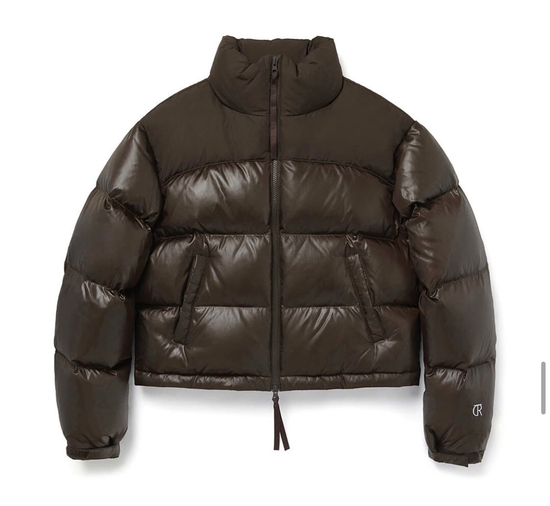 커렌트 브라운 숏패딩 상품이미지1