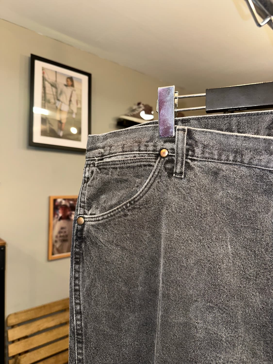 00’s Wrangler Mexico black washed denim  상품이미지5