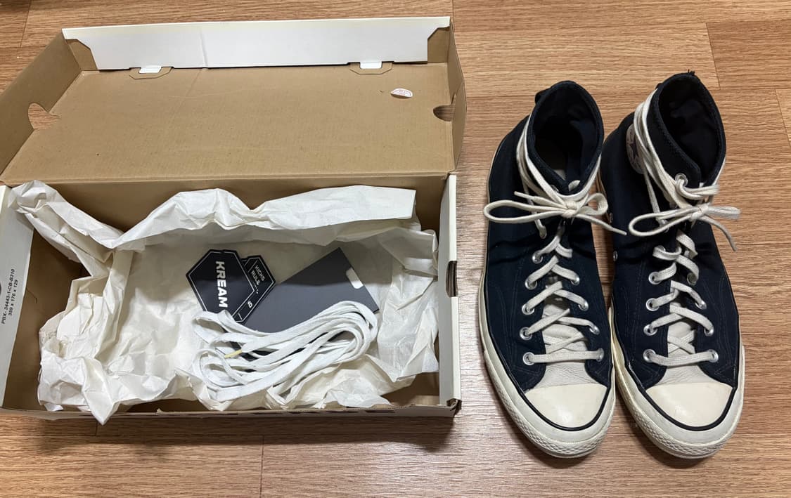 295)피오갓에센셜 컨버스 척하이 블랙 상품이미지1