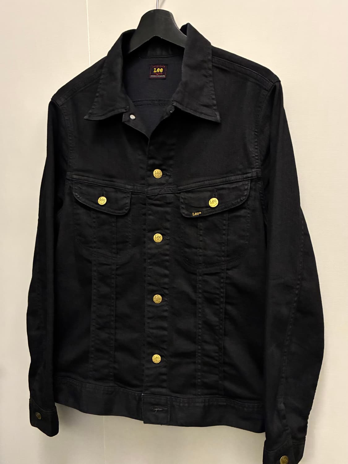 (M~L)LEE x 저널스탠다드 101J 데님 트러커자켓 블랙 상품이미지2