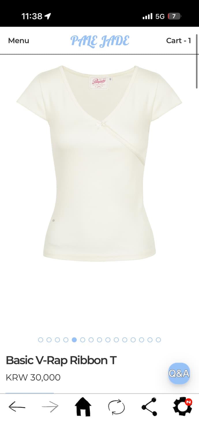 페일제이드 basic v-rap ribbon t  상품이미지1