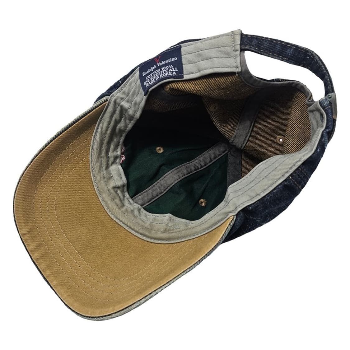 루돌프 발렌티노 빈티지 데님 볼캡 상품이미지5