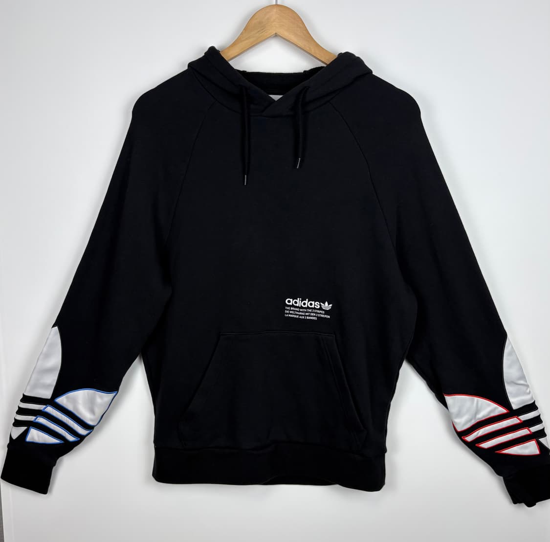 아디다스 트라이컬러 트레포일 후드티 상품이미지1