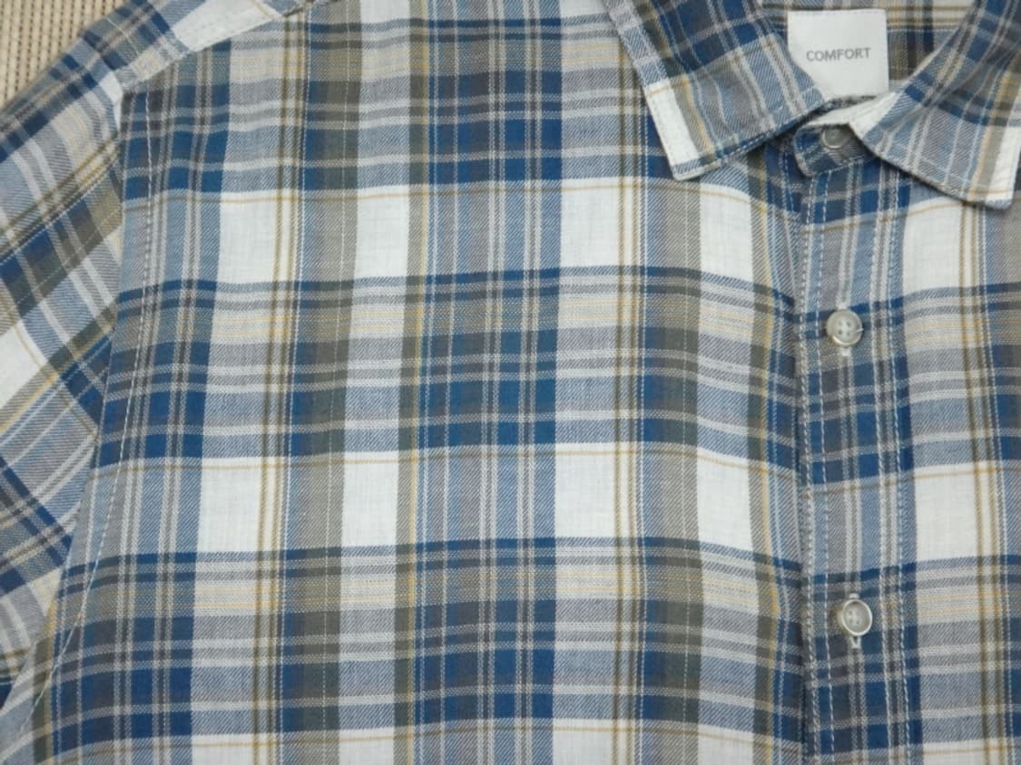 (105) 코오롱 시리즈 마드라스 체크 린넨 긴팔 셔츠 상품이미지5